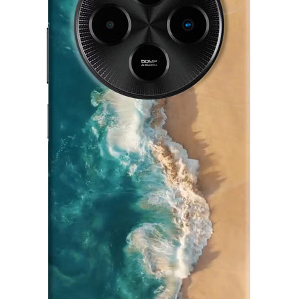 Ocean Beach Poco M7 5G Hard Case Back Cover by Casekaro