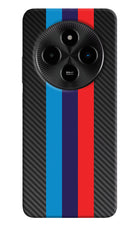 BMW Stripes Pattern Poco M7 5G Hard Case Back Cover by Casekaro