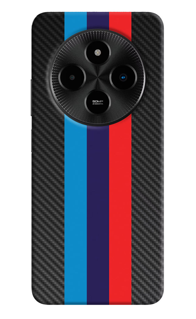 BMW Stripes Pattern Poco M7 5G Hard Case Back Cover by Casekaro