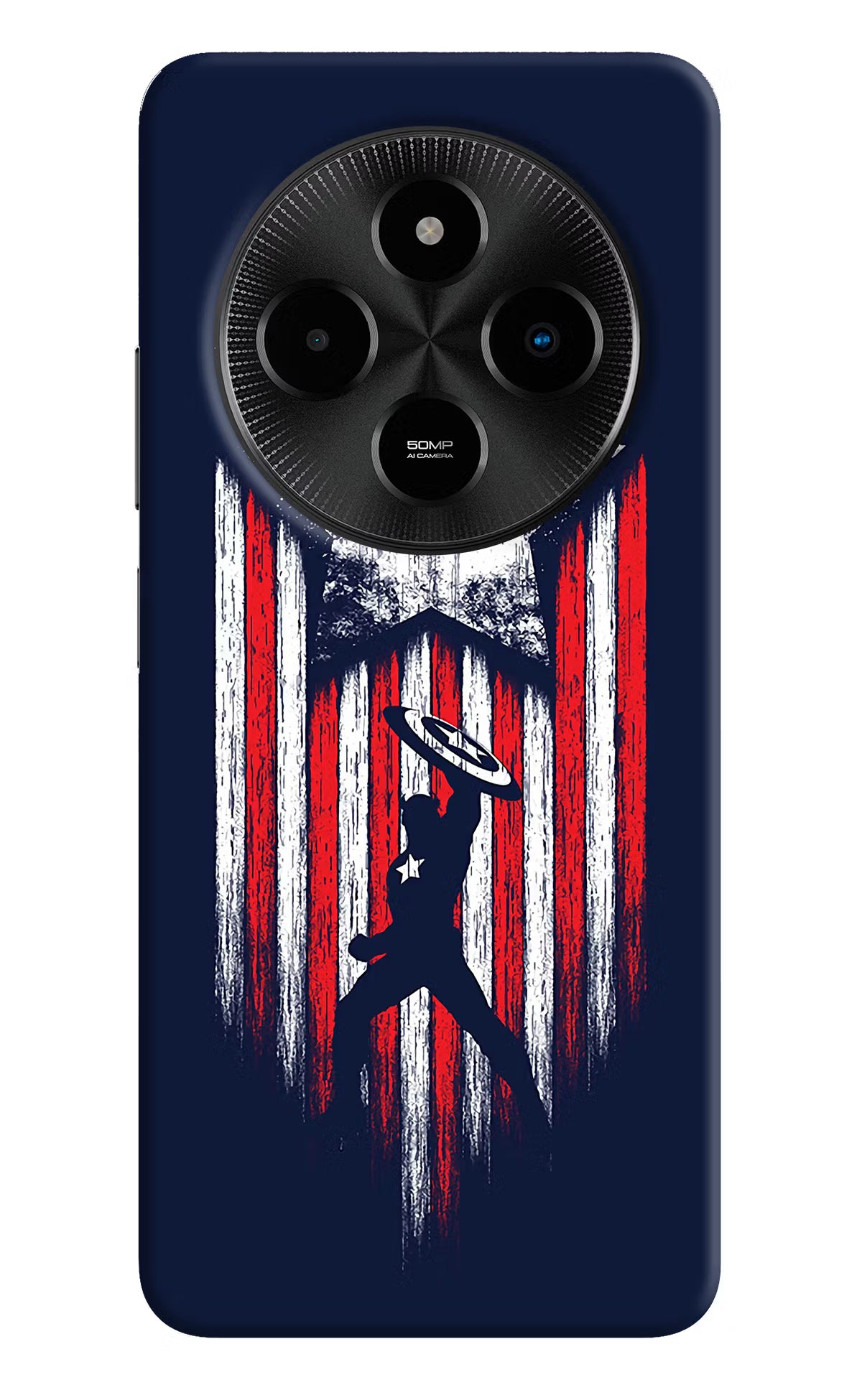 Captain America Marvel Art Poco M7 5G Hard Case Back Cover by Casekaro