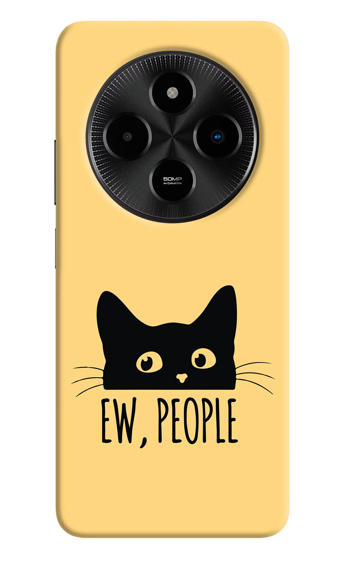 Ew People Catitude Poco M7 5G Hard Case Back Cover by Casekaro