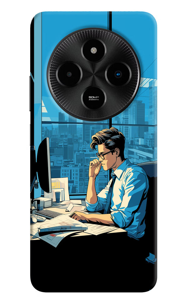 Focused Hustler (AI Generated) Poco M7 5G Hard Case Back Cover by Casekaro