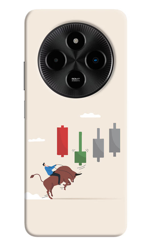 Bull Trading Momentum Poco M7 5G Hard Case Back Cover by Casekaro