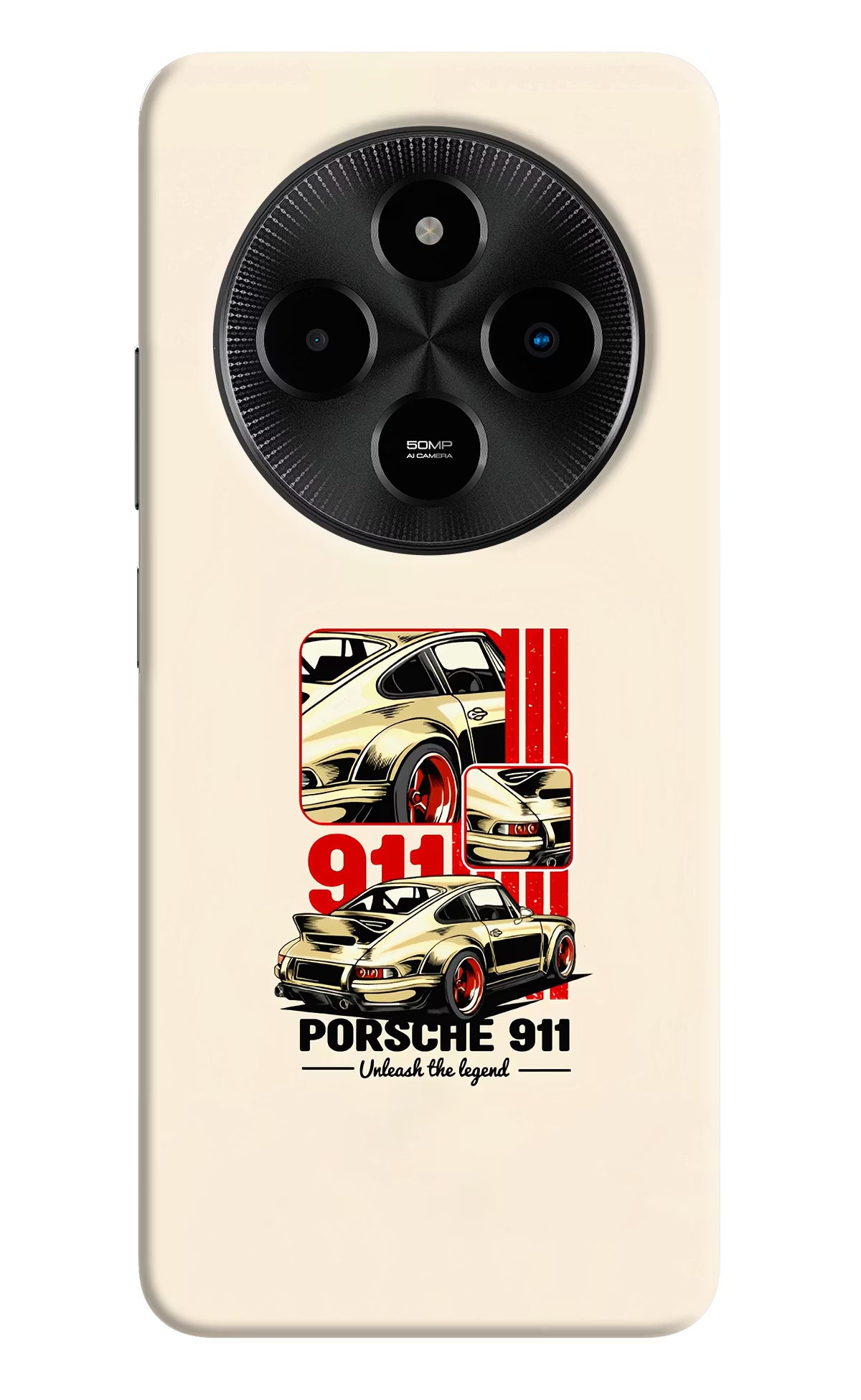 Classic Porsche 911 Poco M7 5G Hard Case Back Cover by Casekaro