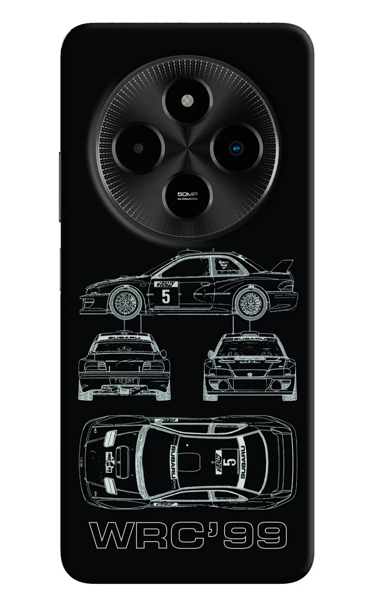 WRC'99 Poco M7 5G Hard Case Back Cover by Casekaro