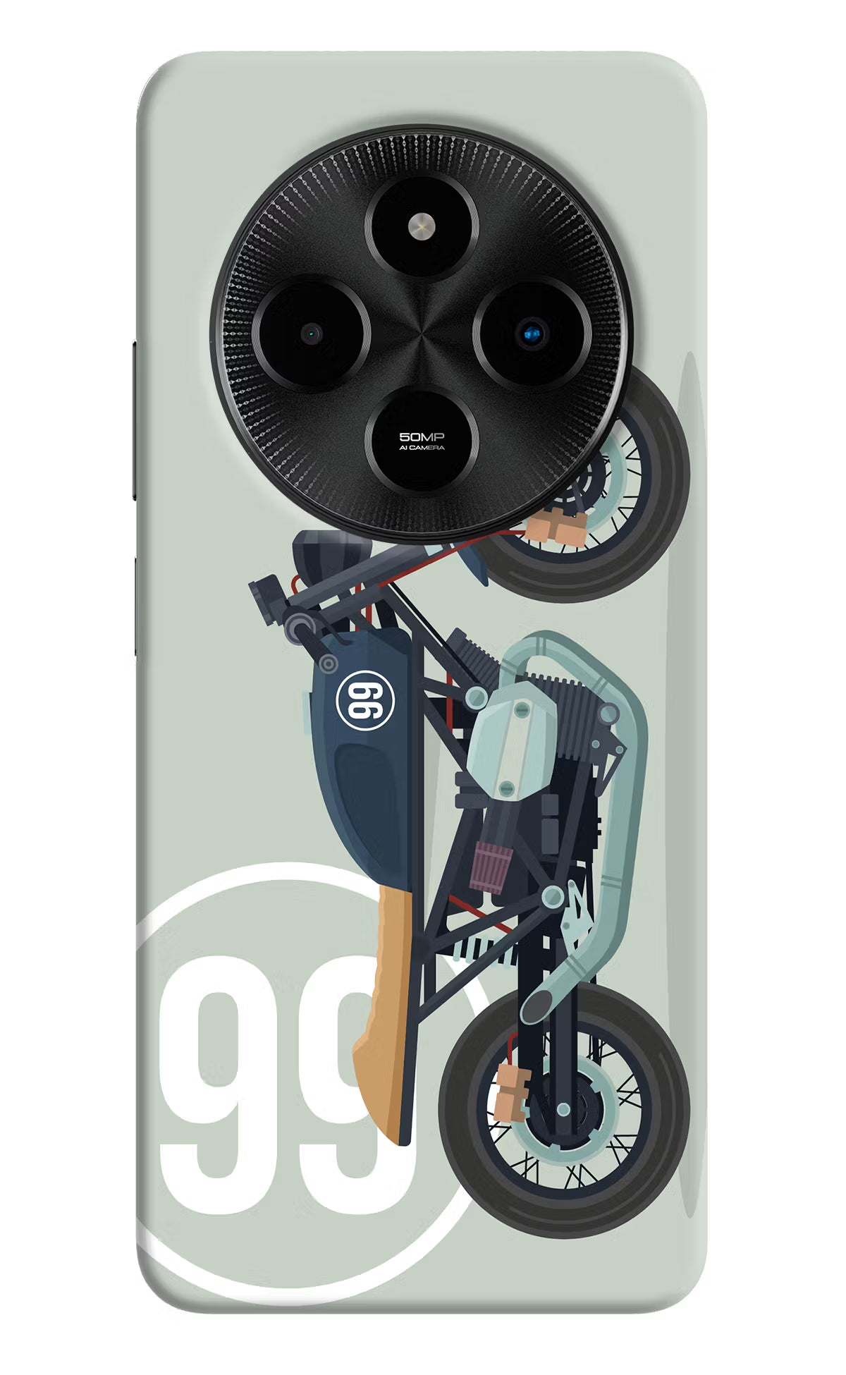 Classic Cafe Racer 99 Poco M7 5G Hard Case Back Cover by Casekaro