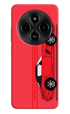 Red Velocity Poco M7 5G Hard Case Back Cover by Casekaro