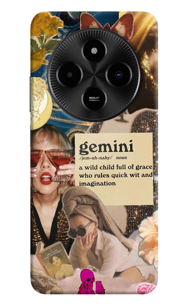 Gemini Zodiac Poco M7 5G Hard Case Back Cover by Casekaro