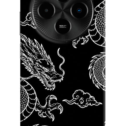 Twin Dragons Poco M7 5G Hard Case Back Cover by Casekaro