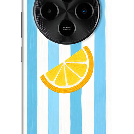 Summer Lemon Poco M7 5G Hard Case Back Cover by Casekaro