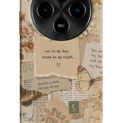 Vintage case Poco M7 5G Hard Case Back Cover by Casekaro