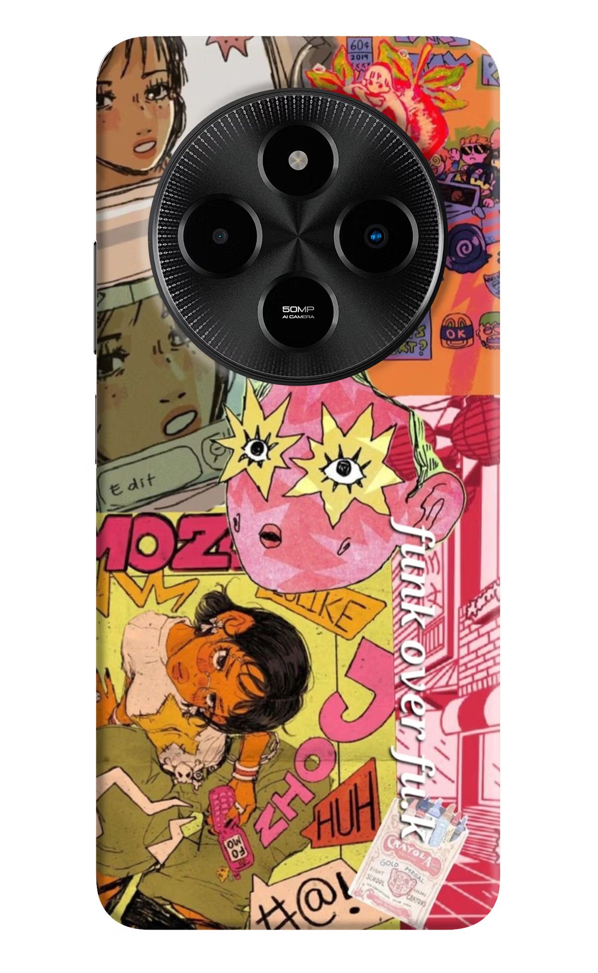 Funkover Poco M7 5G Hard Case Back Cover by Casekaro