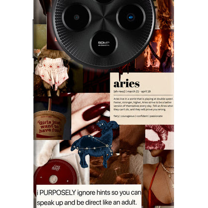 Zodiac Aries Poco M7 5G Hard Case Back Cover by Casekaro