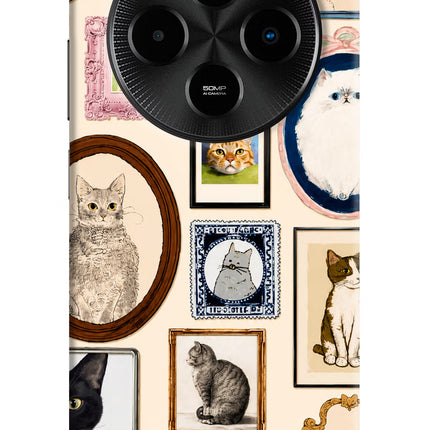 Mirror Cats Poco M7 5G Hard Case Back Cover by Casekaro