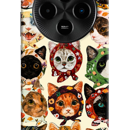 Cool Cat Poco M7 5G Hard Case Back Cover by Casekaro