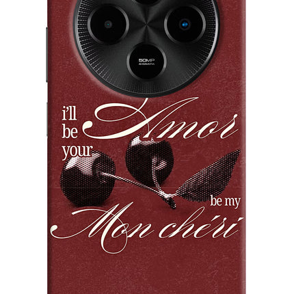 Velvet Cherry Poco M7 5G Hard Case Back Cover by Casekaro