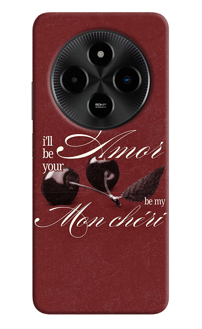 Velvet Cherry Poco M7 5G Hard Case Back Cover by Casekaro