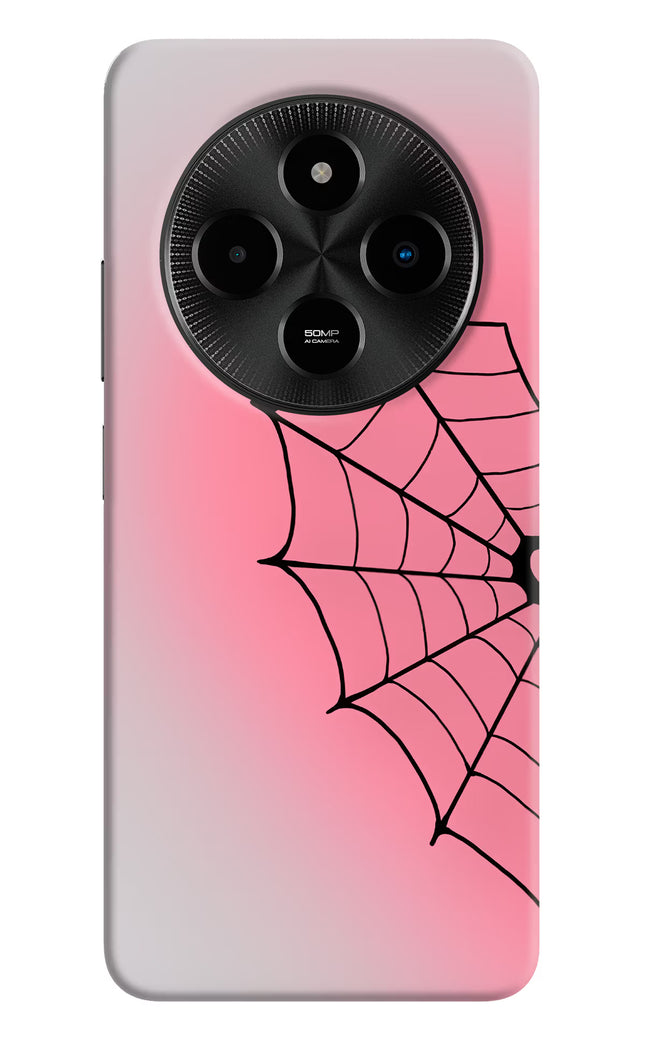 Pink Web Poco M7 5G Hard Case Back Cover by Casekaro