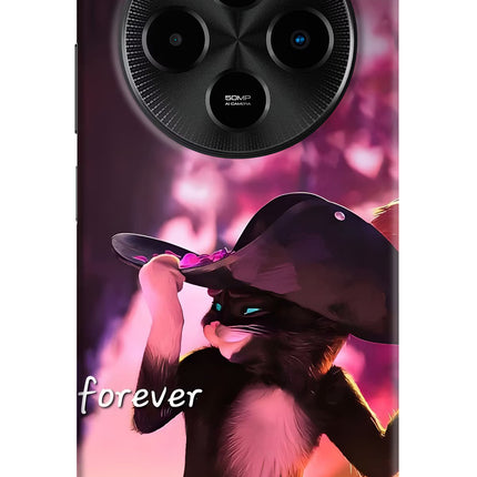 Forever Cat Poco M7 5G Hard Case Back Cover by Casekaro