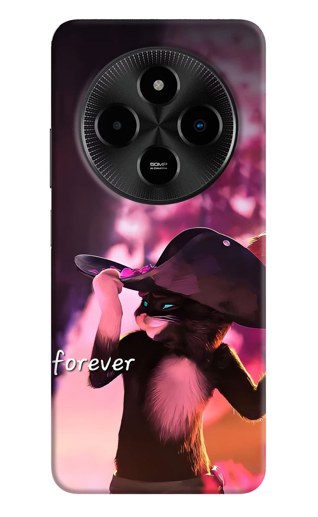 Forever Cat Poco M7 5G Hard Case Back Cover by Casekaro
