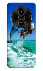 Dolphin vs Cow Poco M7 5G Hard Case Back Cover by Casekaro