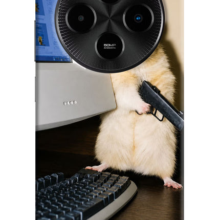 Hacker Hamster Poco M7 5G Hard Case Back Cover by Casekaro