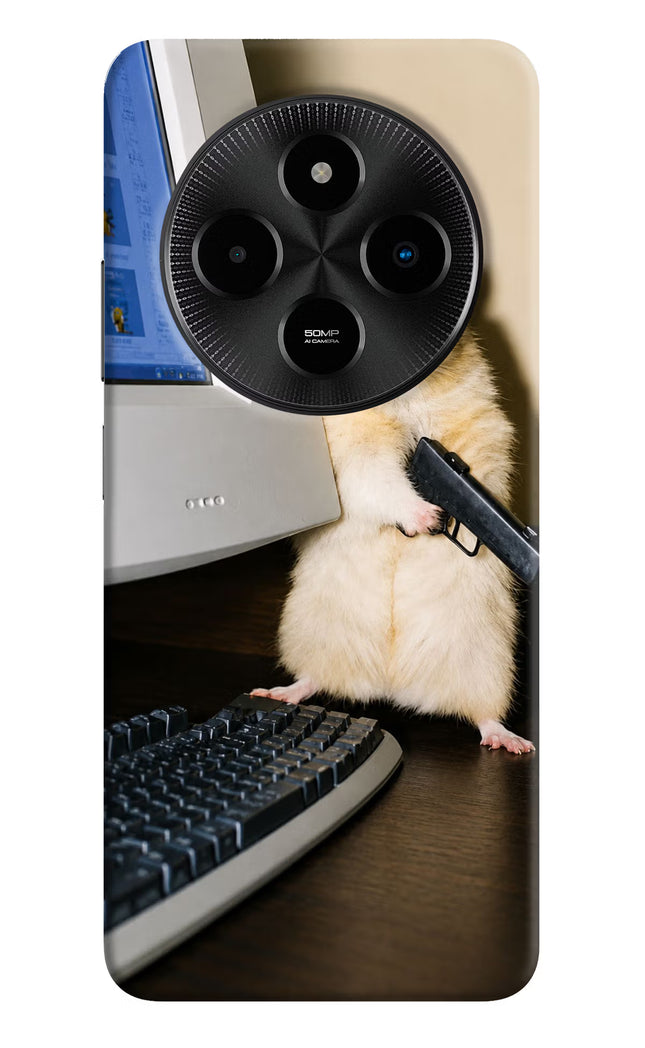 Hacker Hamster Poco M7 5G Hard Case Back Cover by Casekaro