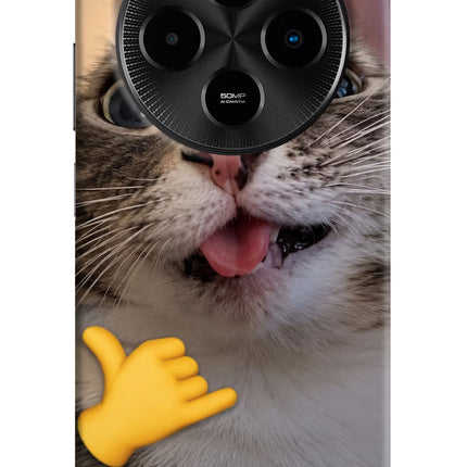 Silly Cat Call Poco M7 5G Hard Case Back Cover by Casekaro