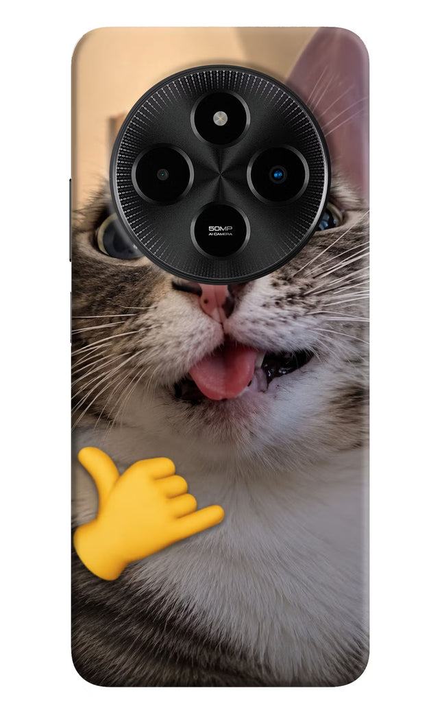 Silly Cat Call Poco M7 5G Hard Case Back Cover by Casekaro