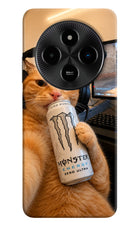 Gamer Cat Energy Poco M7 5G Hard Case Back Cover by Casekaro
