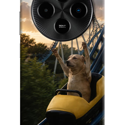 Rollercoaster Dog Poco M7 5G Hard Case Back Cover by Casekaro