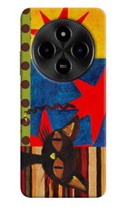 Pop Cat Poco M7 5G Hard Case Back Cover by Casekaro