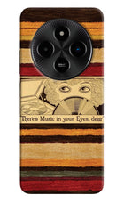 Vinyl Stripes Poco M7 5G Hard Case Back Cover by Casekaro