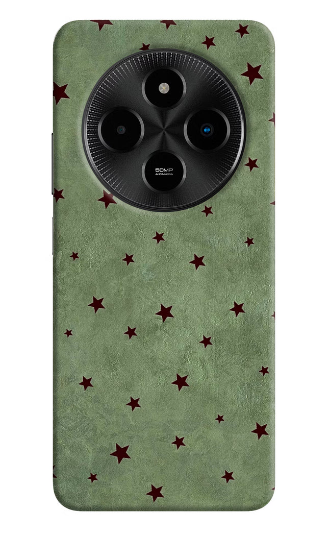 Green Stars Poco M7 5G Hard Case Back Cover by Casekaro