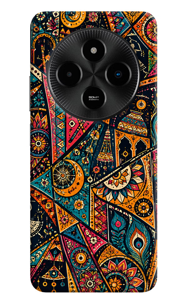 Folk Print Poco M7 5G Hard Case Back Cover by Casekaro