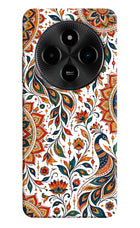 White Mayura Poco M7 5G Hard Case Back Cover by Casekaro