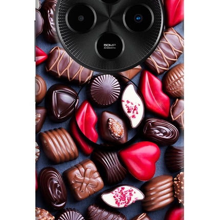 Chocolates Poco M7 5G Pop Case by Casekaro