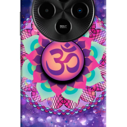 Om Purple Poco M7 5G Pop Case by Casekaro