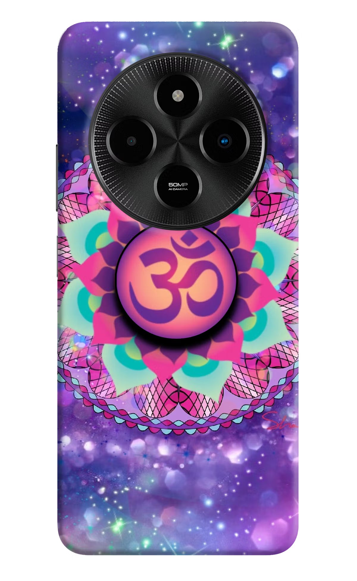 Om Purple Poco M7 5G Pop Case