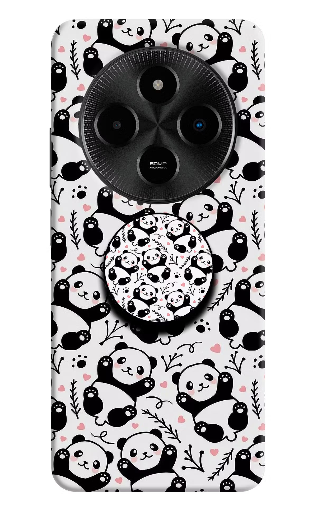 Cute Panda Poco M7 5G Pop Case