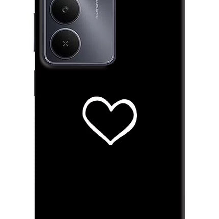 Heart Realme Narzo 80 Lite 5G Hard Case Back Cover by Casekaro