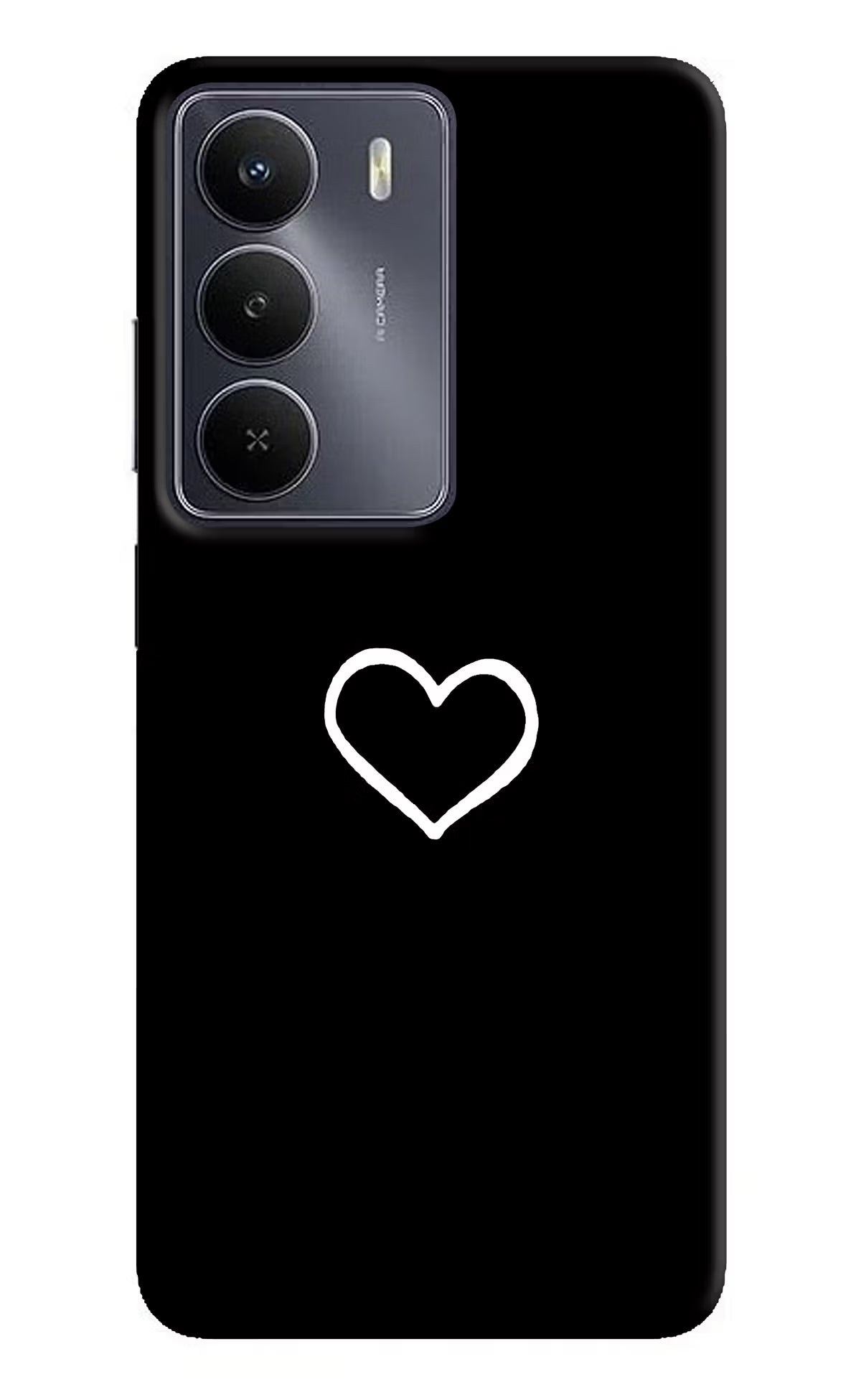 Heart Realme Narzo 80 Lite 5G Hard Case Back Cover by Casekaro
