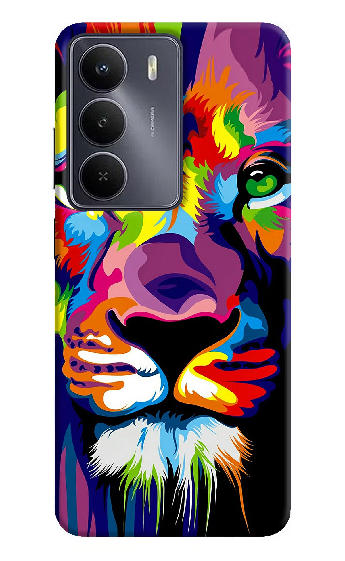 Lion Realme Narzo 80 Lite 5G Hard Case Back Cover by Casekaro