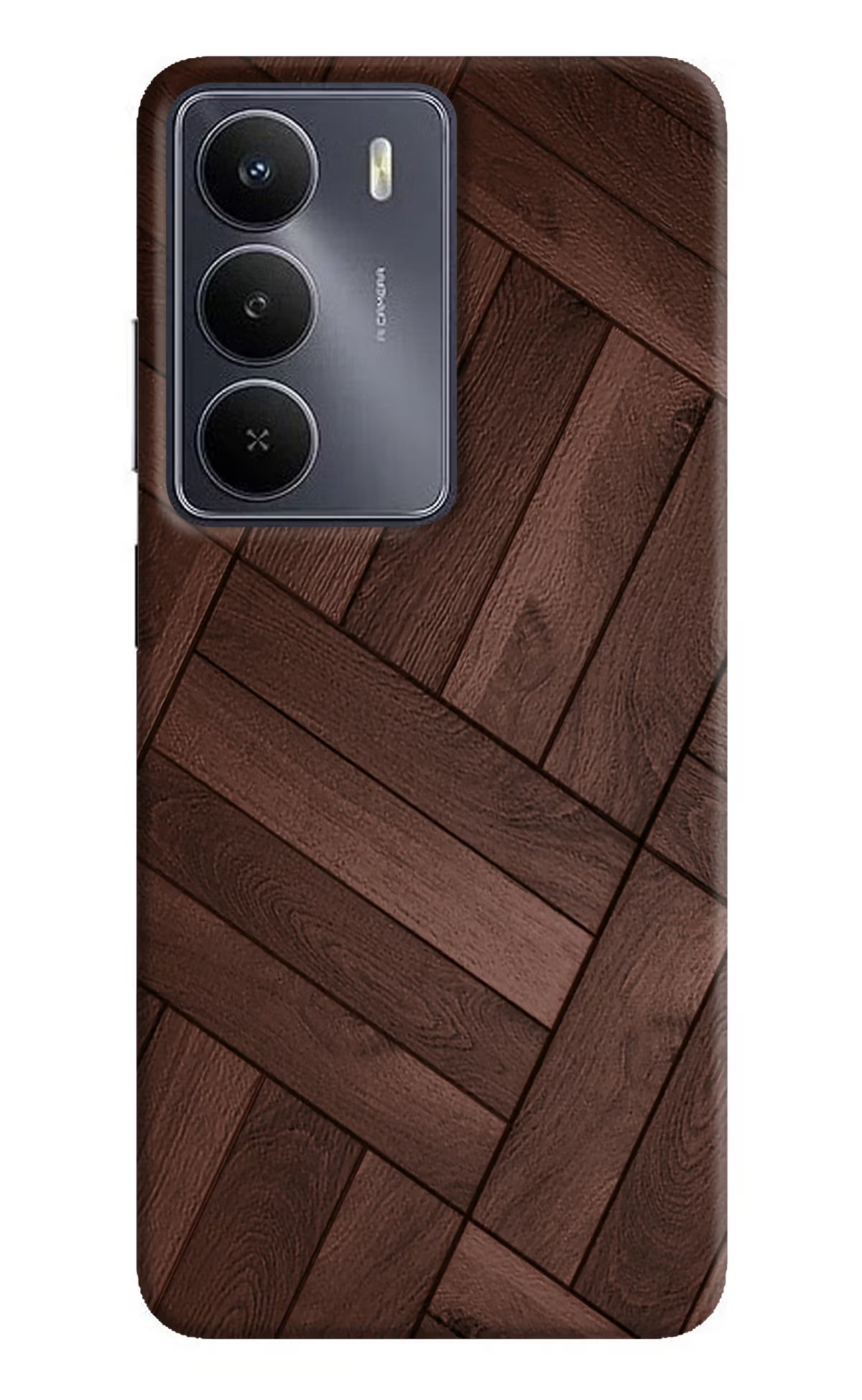 Wooden Texture Design Realme Narzo 80 Lite 5G Hard Case Back Cover by Casekaro