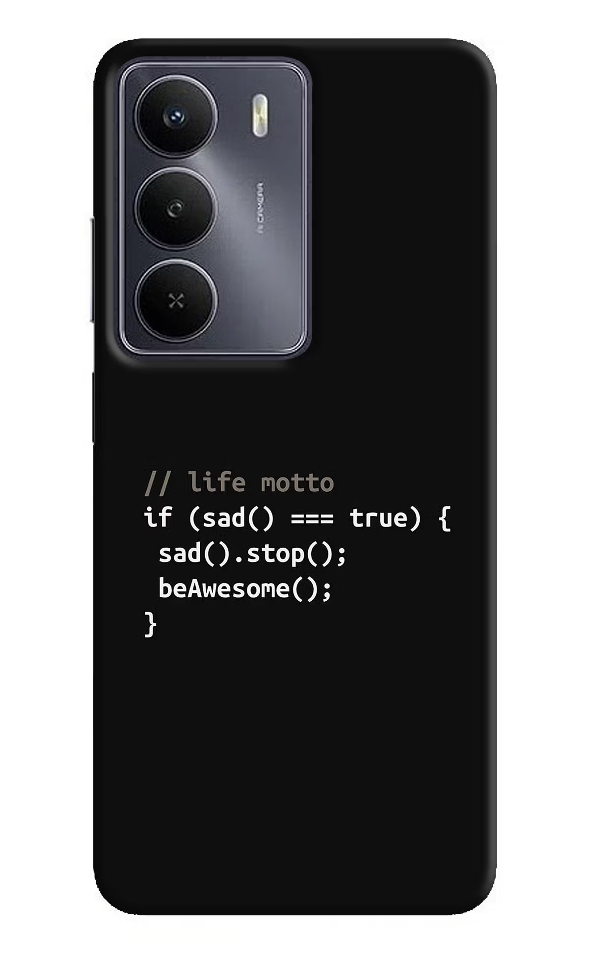 Life Motto Code Realme Narzo 80 Lite 5G Hard Case Back Cover by Casekaro