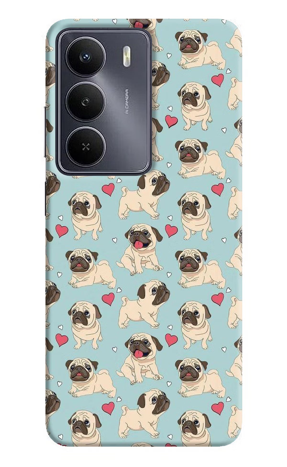 Pug Dog Realme Narzo 80 Lite 5G Hard Case Back Cover by Casekaro
