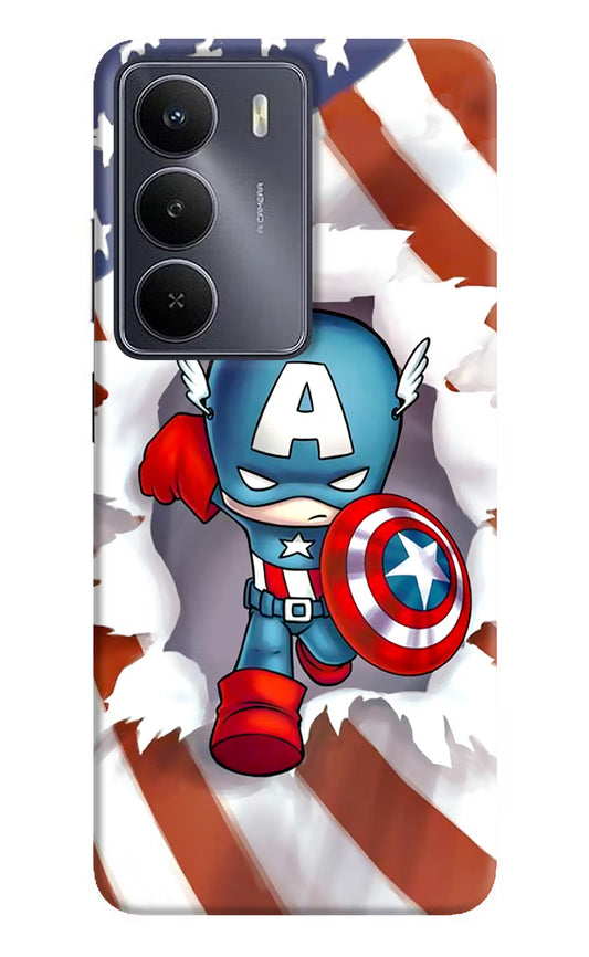 Captain America Realme Narzo 80 Lite 5G Hard Case Back Cover by Casekaro