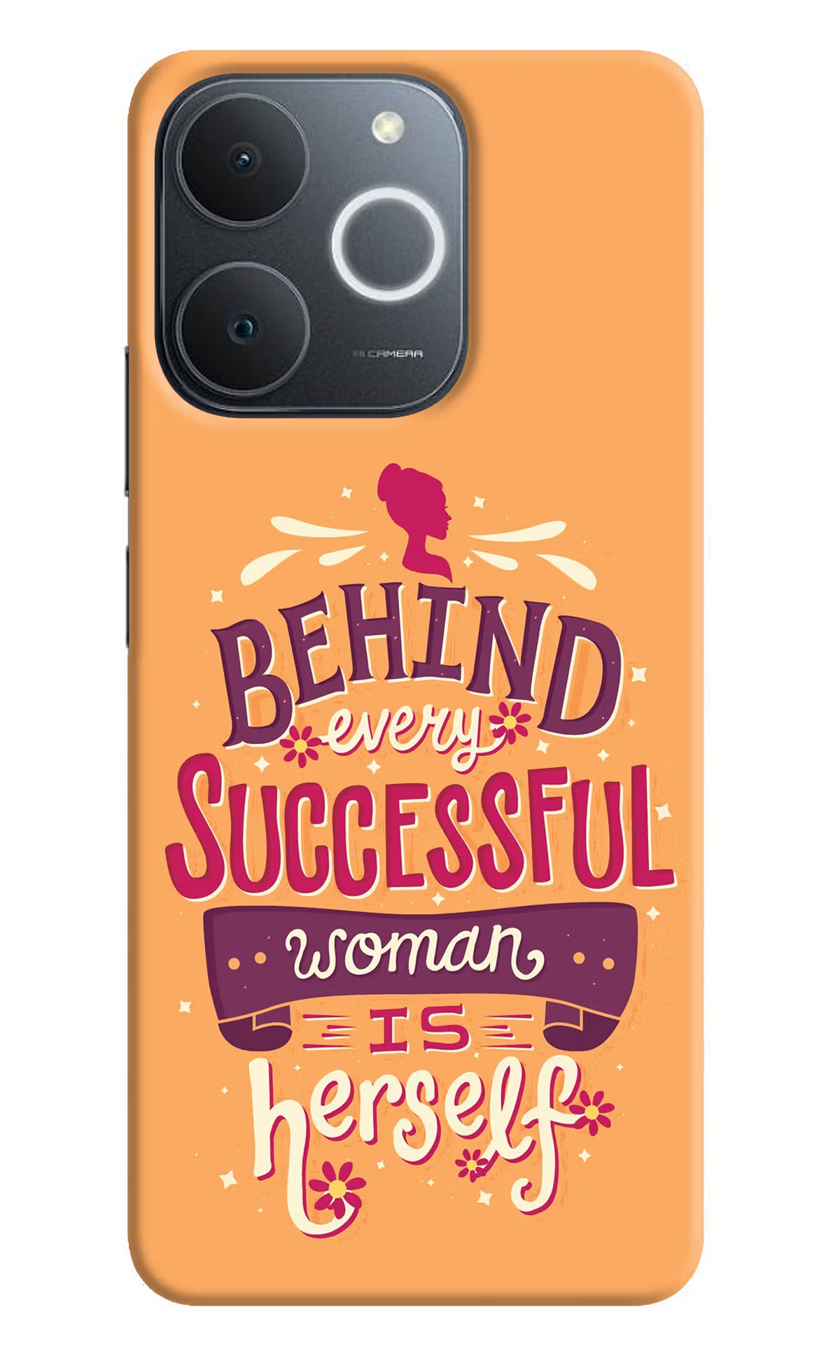 Behind Every Successful Woman There Is Herself Realme Narzo 80 Lite 5G Back Cover