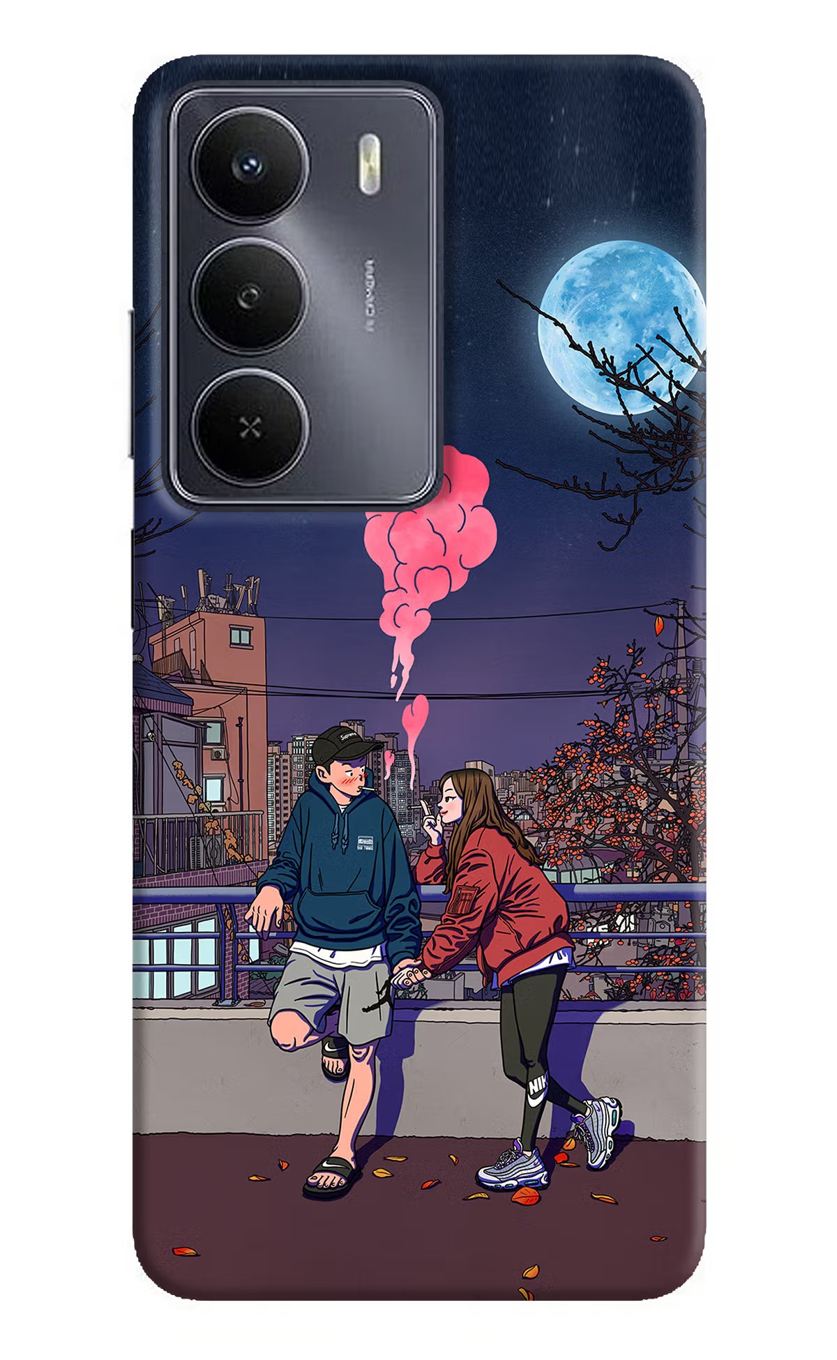 Chilling Couple Realme Narzo 80 Lite 5G Hard Case Back Cover by Casekaro