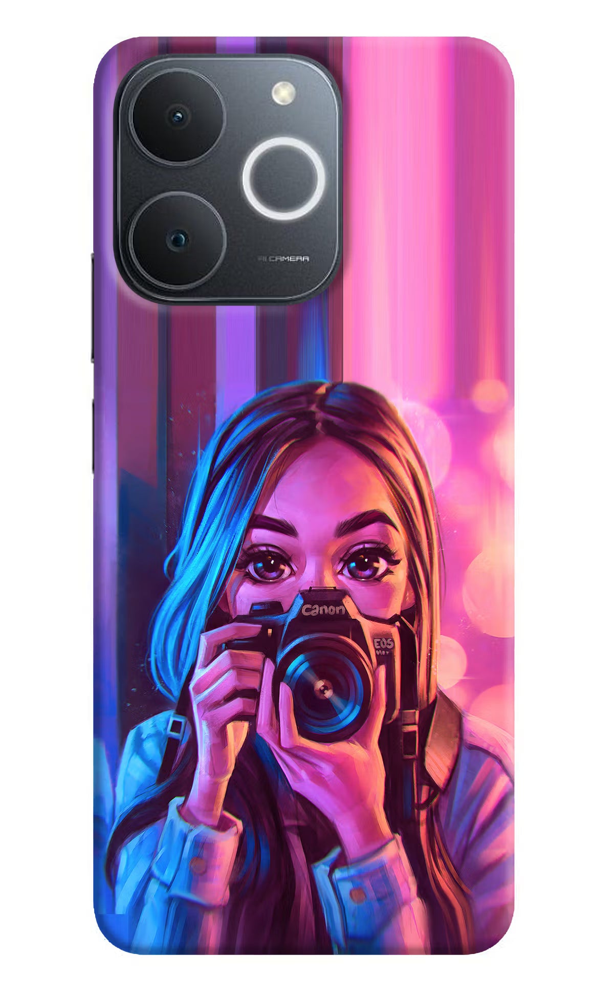 Girl Photographer Realme Narzo 80 Lite 5G Back Cover